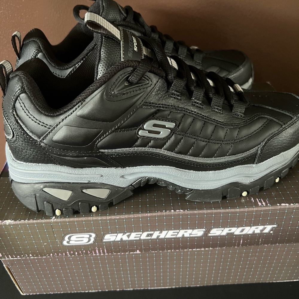 Skechers Men's Energy Afterburn Shoes Lace-Up Sneaker Sz 9 M - Picture 3 of 6